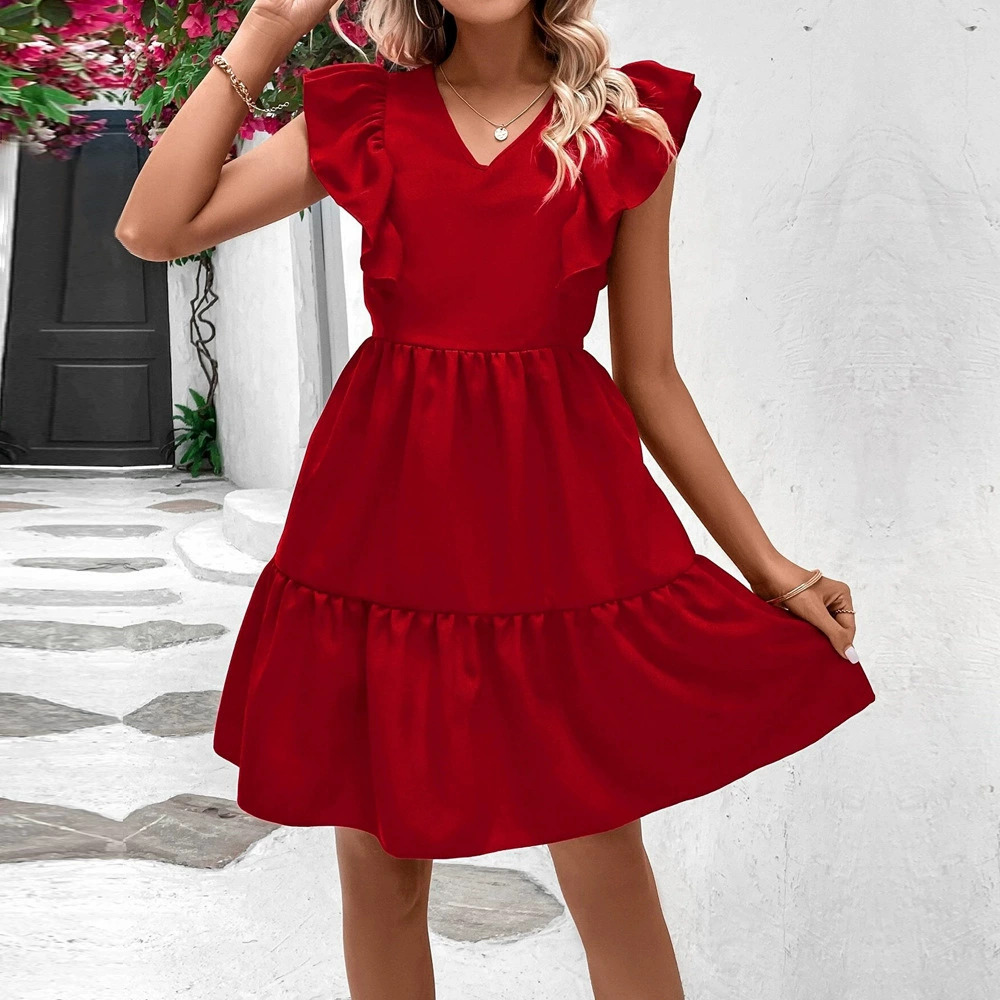 ZARA Sexy Summer Backless Sleeveless Flared Dress with Cinched Waist - Picture 3 of 6